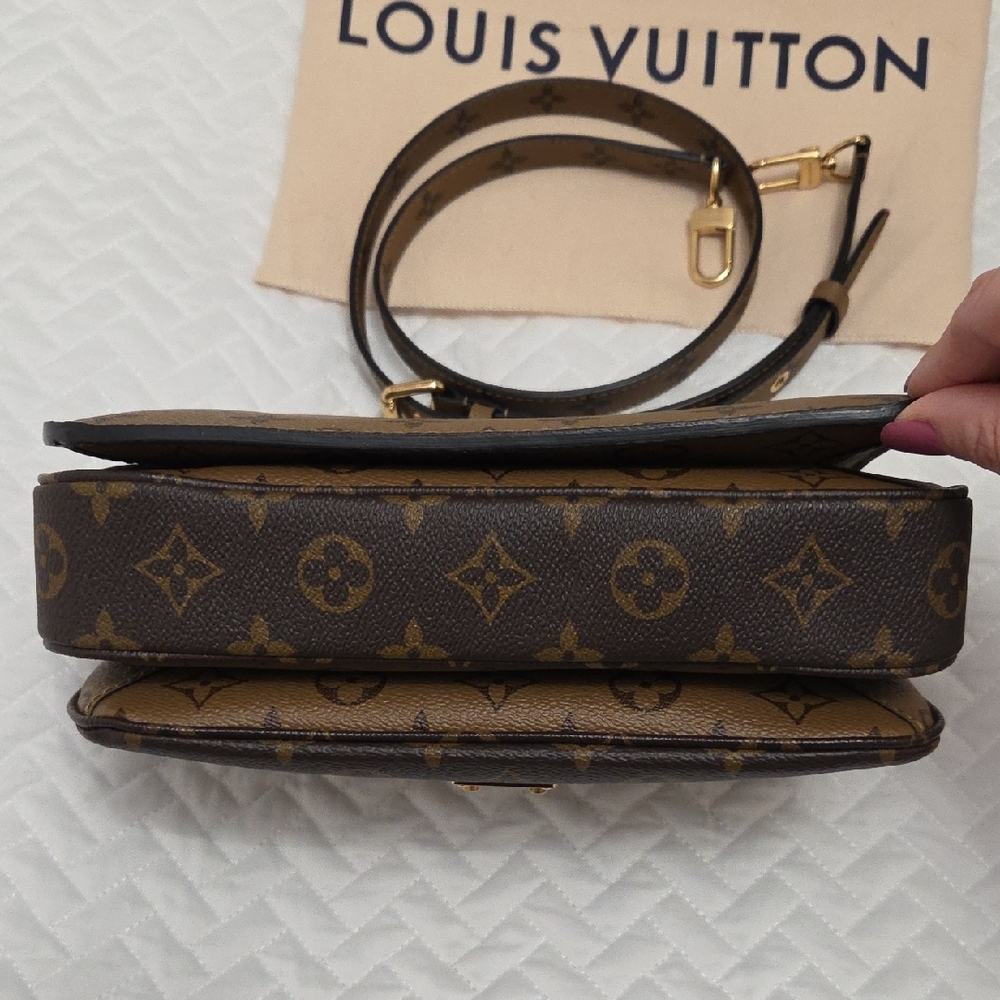 Authentic Louis Vuitton Reverse Monogram Crossbody Bag - Picture 7 of 16